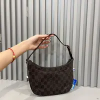 95新 GUCCI/古驰 兔兔奢/古驰单肩腋下包/240706044