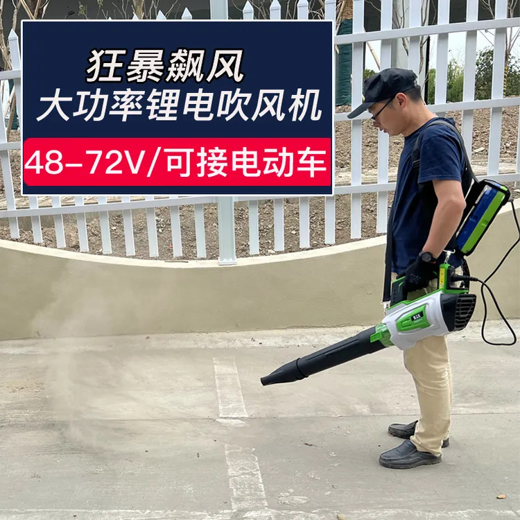 锂电绿化吹风机家用大功率鼓风机吹雪机吹落叶除尘器充电吹灰机