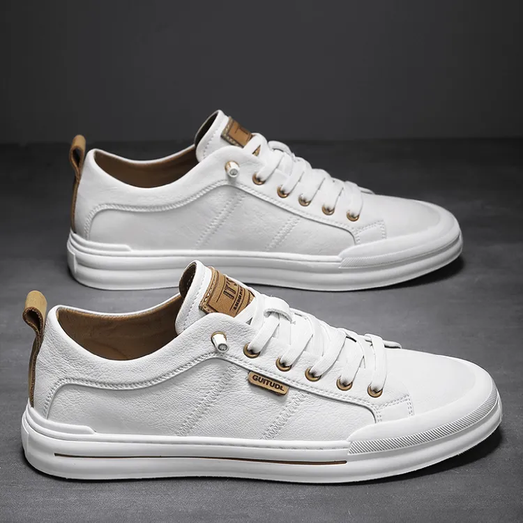 小白鞋男款男鞋时尚一脚蹬男士白鞋百搭休闲板鞋男生鞋子夏季新款