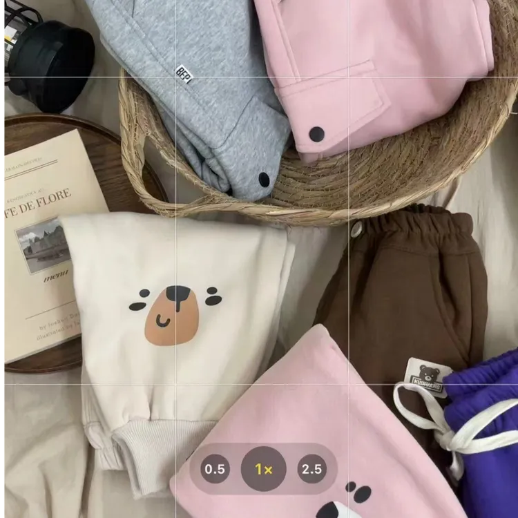 秋冬加厚奥粒绒男童女童卫裤