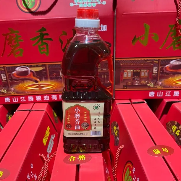 宝江源小磨芝麻油500ml纯石磨工艺，水代法