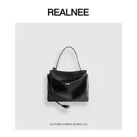 【REALNEEI】BAL*牛皮极简百搭休闲包中古搭配刚需03835