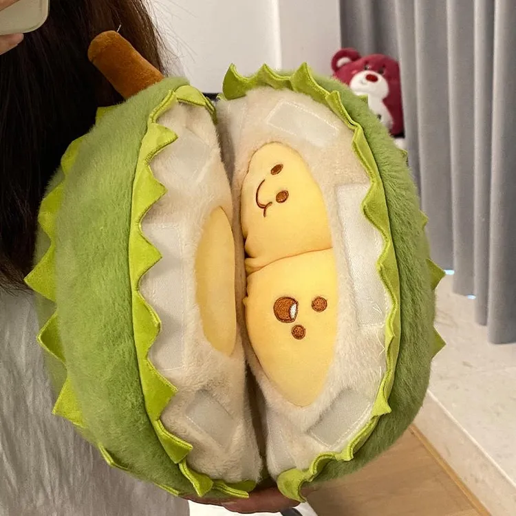 报恩榴莲玩偶可拆卸榴莲肉毛绒玩具公仔解压送女朋友闺蜜生日礼物