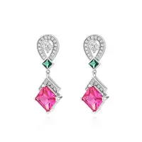 2994---18K金镶嵌时尚耳钉赠礼盒