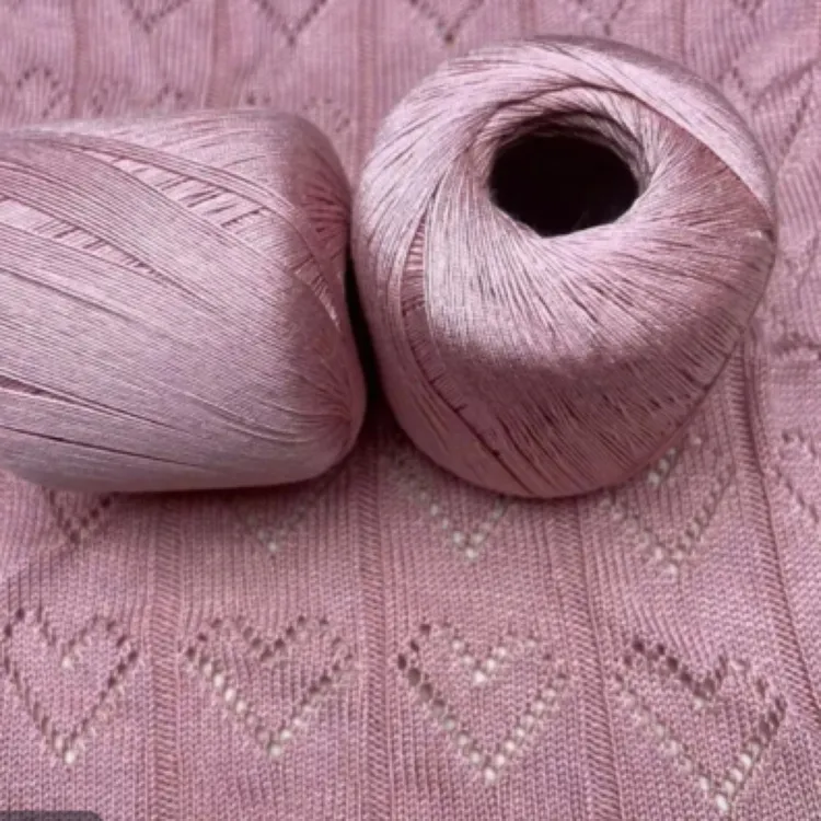 丝蕾丝手编 真丝桑蚕丝线 纯 丝滑柔顺 适合夏季钩织衣服