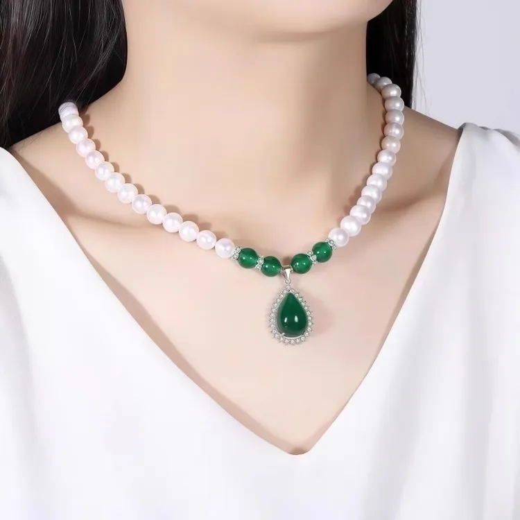 正品珍珠项链款女2025妈妈款婆婆颈链母亲节妈妈生日礼物