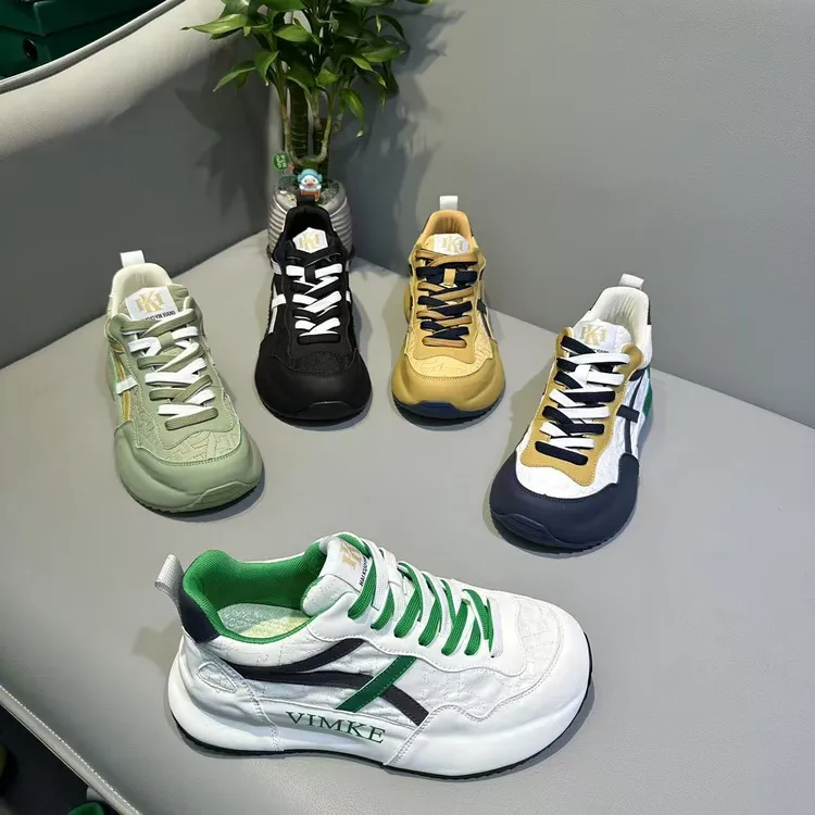 【标准码】早春新款皮面休闲舒适洋气高档网红系带男款潮鞋