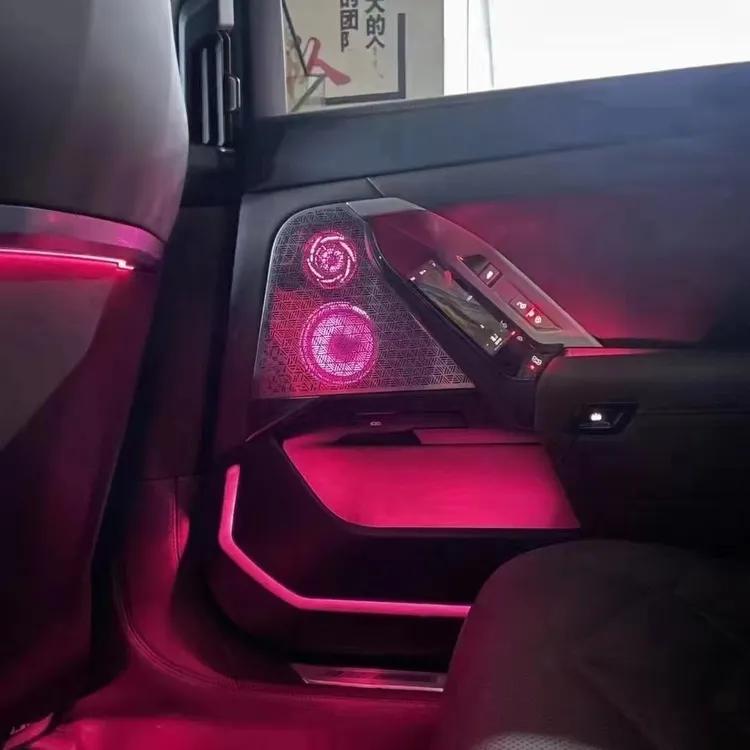 适用宝马宝华发光盖板34系5系i34X3X4X5X6X7中高音喇叭氛围灯盖板