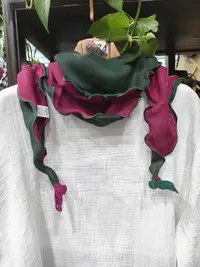 黄姐自留款时尚百搭双色三角围巾