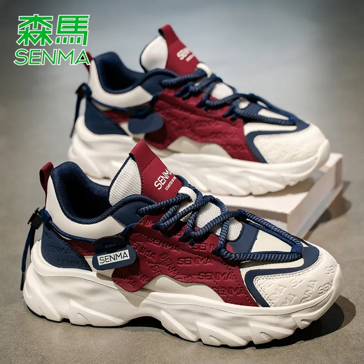 SENMA/森马秋季新款男鞋运动时尚休闲鞋厚底增高潮流百搭老爹鞋