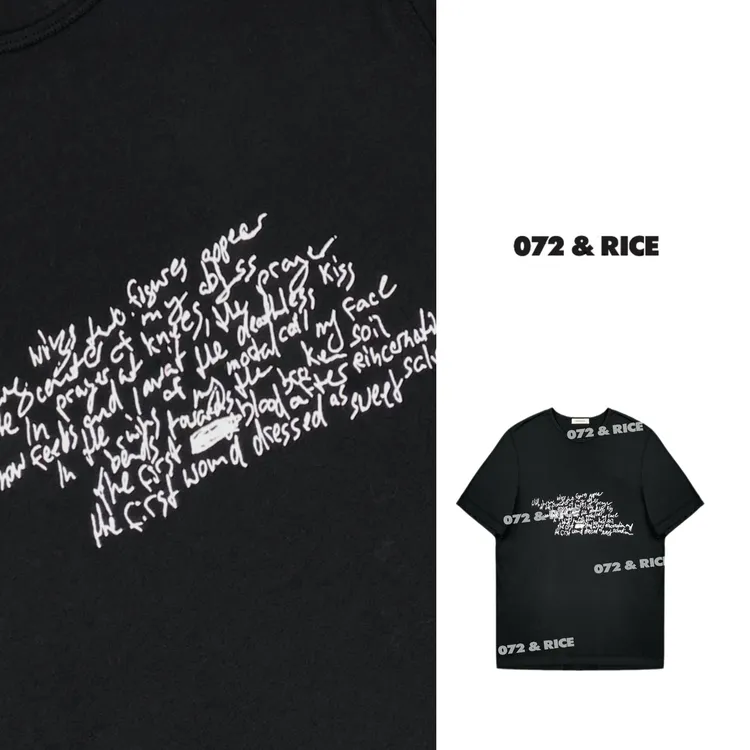 072 & RICE【超薄安迪TEE】100纯棉 夏季休闲圆领短袖T恤 32XB96