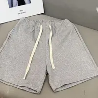 夏季美式潮流纯色简约休闲短裤高街宽松外穿篮球运动五分裤25052
