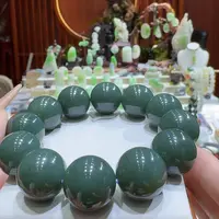 手串未镶嵌和田玉瓷蓝卡20