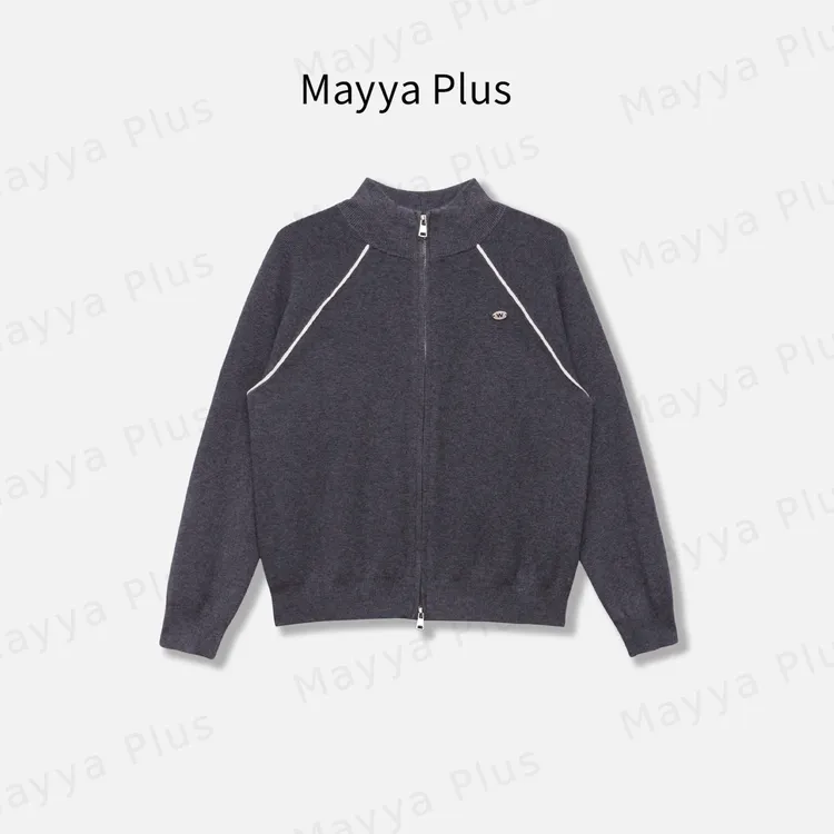 【动能衫】Mayya Plus麦芽定制秋冬流光风针织开衫卫衣外套32537317
