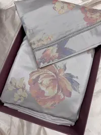 满庭芳灰丨定制面料提花+印花流光高端四件套