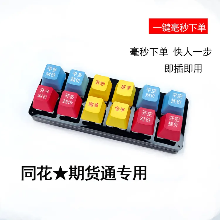 同花期货通小键盘一键下单顺博易大全平反手多空文华快期通达