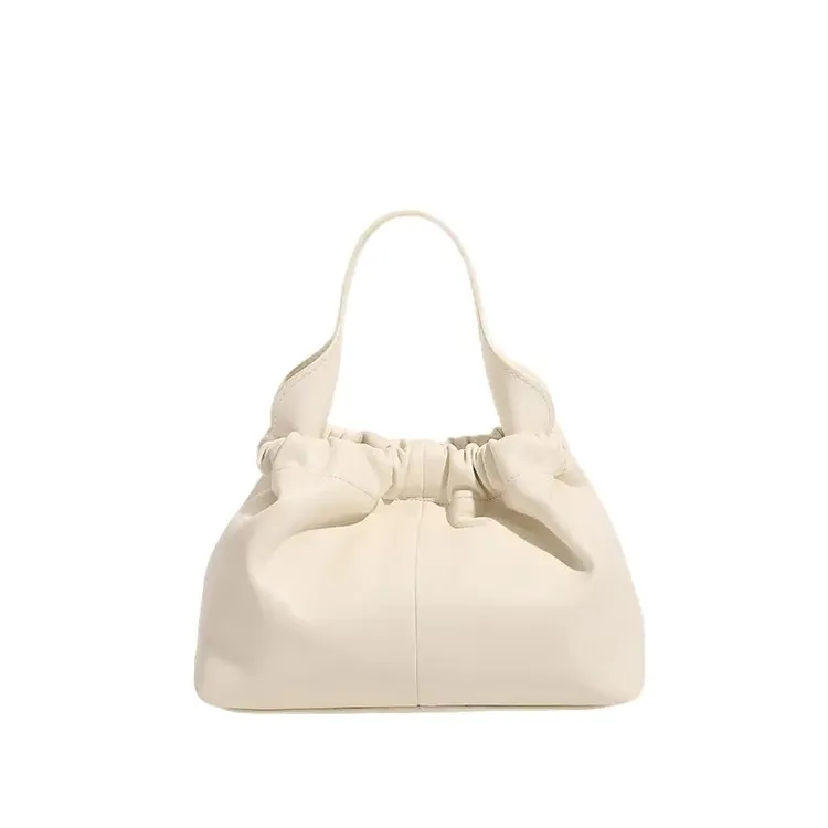 CLEVER&KETCH25新款百搭柔软女士链条时尚包包单肩褶皱云朵包春夏