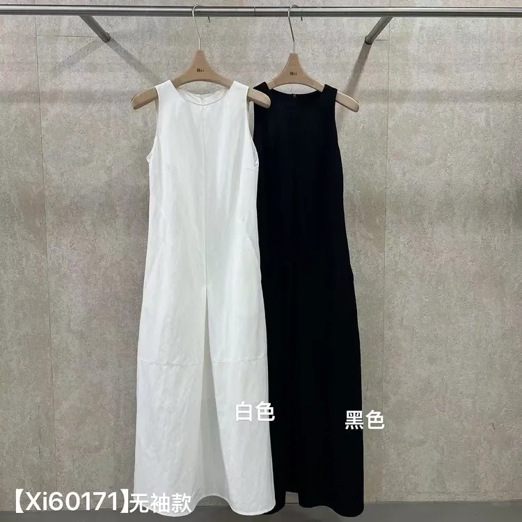 鑫燃KIKI （海妖裙）高端精致显瘦收腰无袖连衣裙 60171 XI