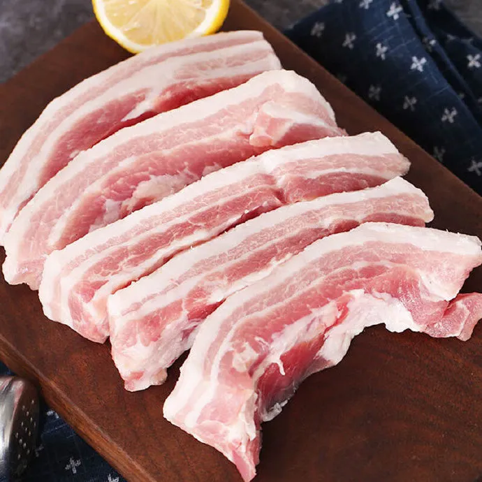 东北农村散养家猪精五花肉顺丰包邮