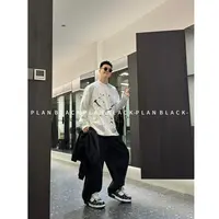 RICH陈发财【贴纸系列】T恤的N种搭法！男女款潮搭小领口T恤8125