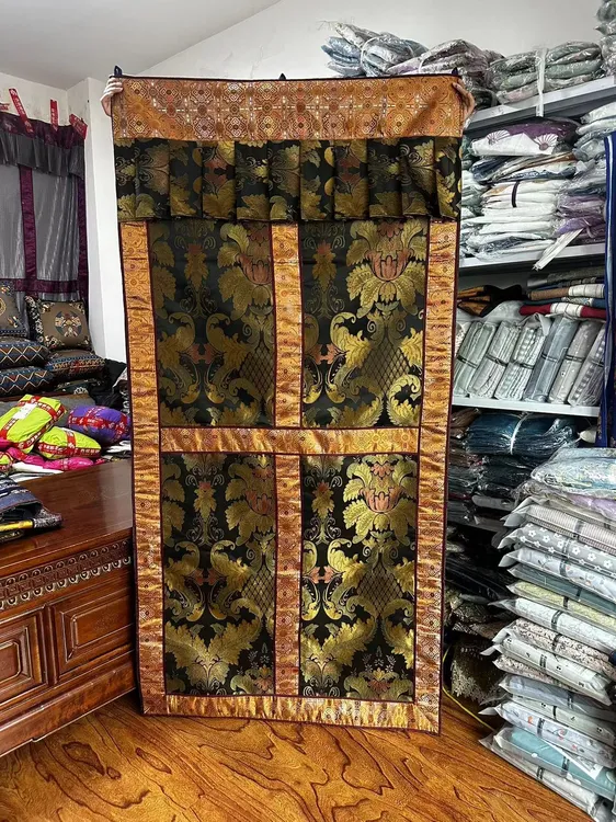 藏式新款加厚门帘高端大气上档次高品质古典