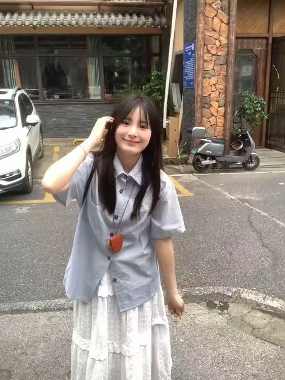 【新款上新】POLO领夏季短袖条纹衬衫女韩版宽松时尚设计感小众上衣