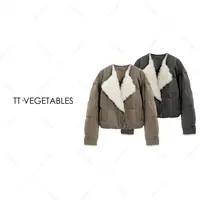 噢芬/小个子【从芙】山羊绒毛领白鹅绒羽绒服小众面包服外套521796