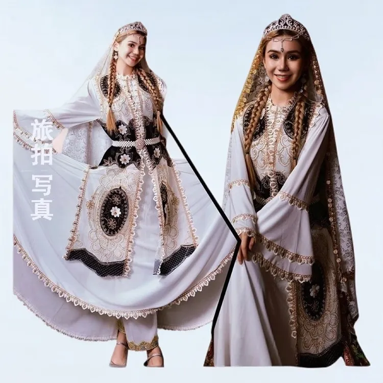 新疆民族风宫廷古风服装精致设计适合旅拍与写真