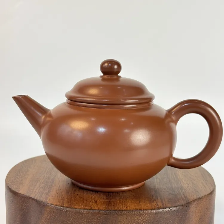 内推球孔水平壶170cc原矿泥纯手工制作坭兴陶泡茶高端送礼