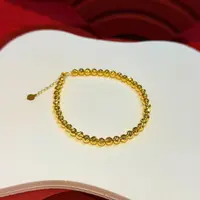 【五周年】18K金4mm星光爆闪手链HNZ13473