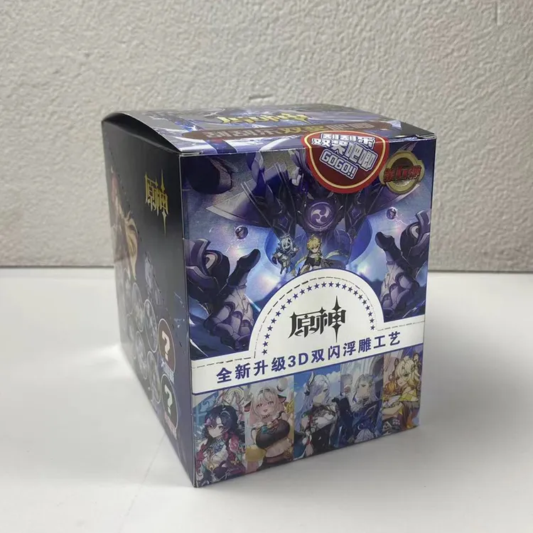 ​原神吧唧徽章3D双闪浮雕冷烫工艺 ​刮刮乐中奖趣味玩法