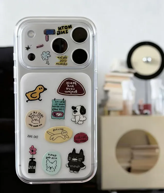 小鸟猫狗日报适用iphone17苹果16手机壳小米OPPO华为VIVO荣耀一加