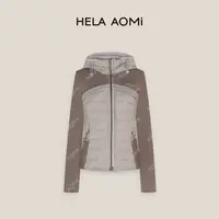 HELA AOMI“LULU小蛮腰”薄款羽绒服修身小蛮腰保暖外套CY5DM52688