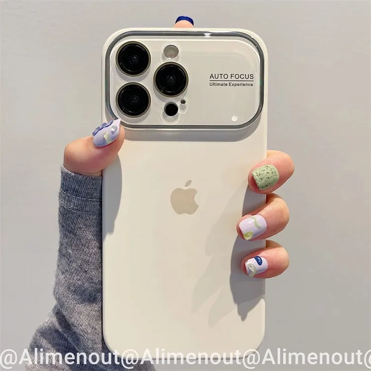 适用苹果16ProMax手机壳新款15液态硅胶iPhone14大视窗13全包防摔