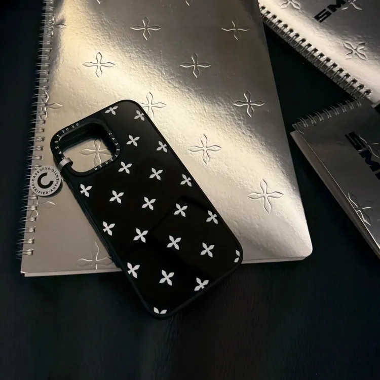 CASE联名keke十字花iPhone16手机壳15promax苹果14/13镜面12p潮款