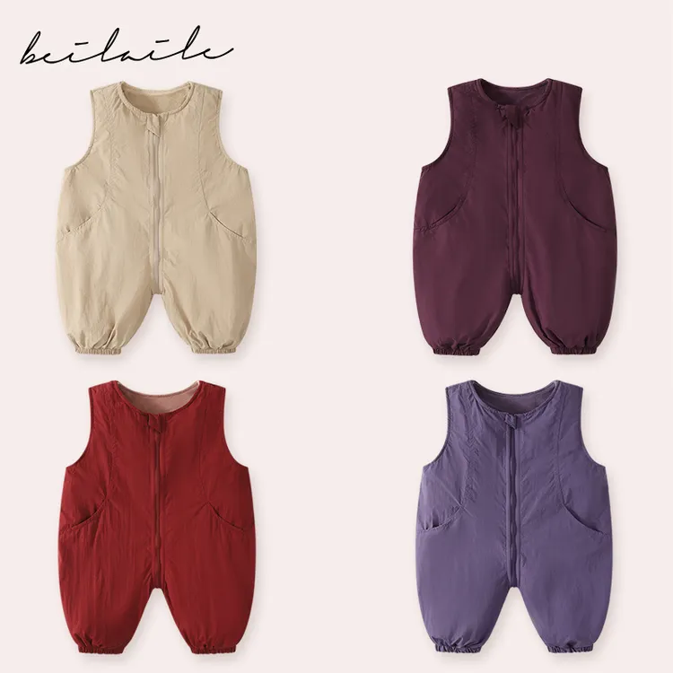 【冲锋衣加绒三防背带 小洛妈咪】卡通背带婴儿童小童女童衣服G19