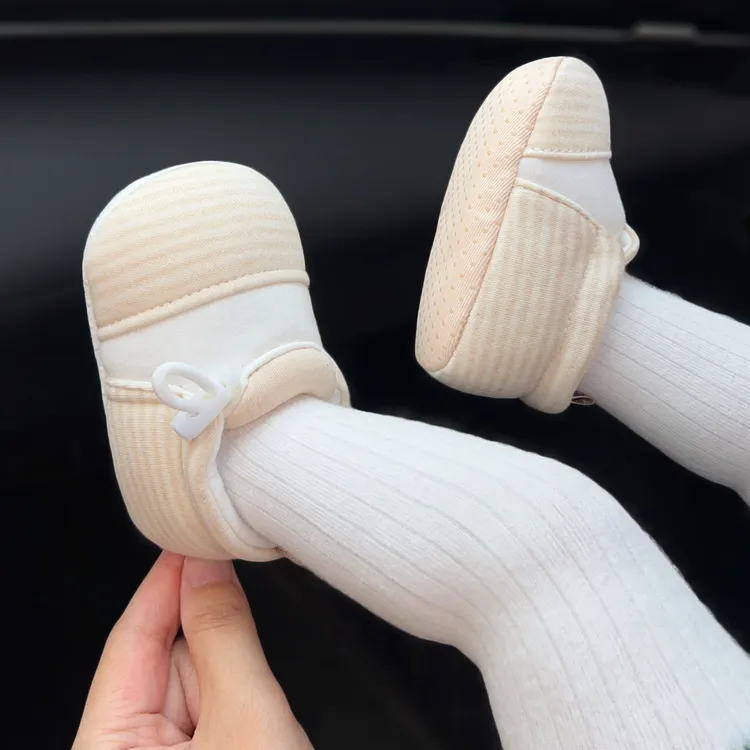 春秋季婴儿鞋袜子鞋0-6个月小月龄步前彩棉软底0-1岁宝宝鞋学步鞋
