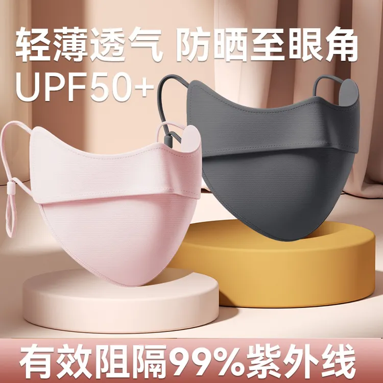 防晒面罩防紫外线女冰丝透气高颜值2025新款夏季护眼小众满分礼物