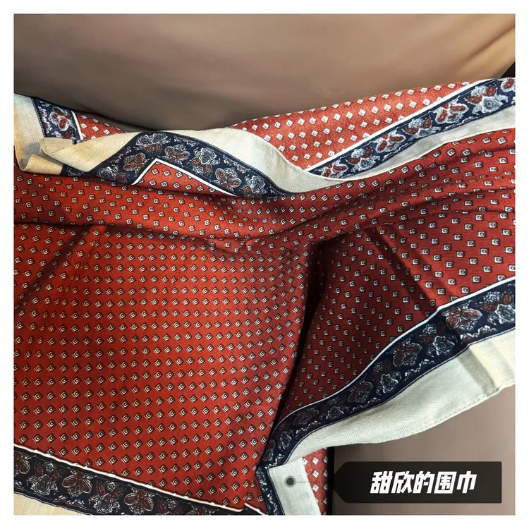 【18个颜色】时尚洋气小丝巾百搭披肩万能搭配方巾围巾