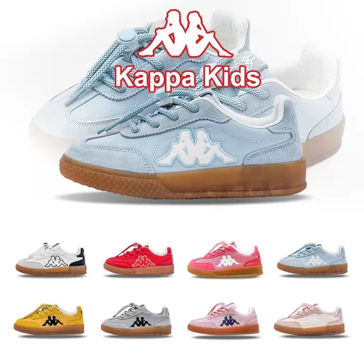 Kappa Kids卡帕秋季轻奢百搭女士鞋运动学生板鞋琥珀流光徳训鞋商品图