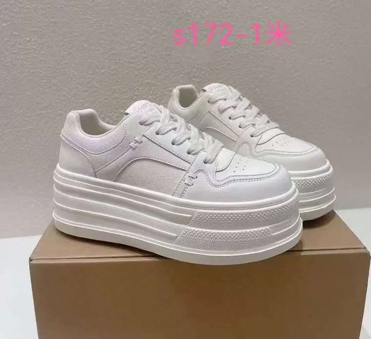 【超轻小白鞋】S172-1厚底小白鞋女2025年秋季新款百搭休闲板鞋