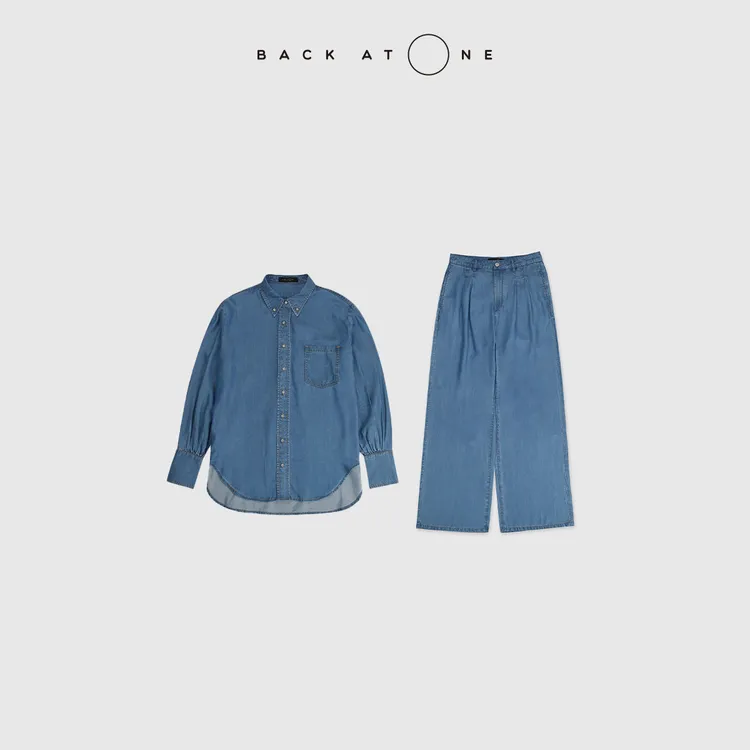 BackAtOne “自由港风” 时髦休闲牛仔套装 BEF-1DB025C/2DI026C-K