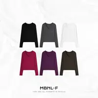 MBNL-F“简色打底” 日常百搭多巴胺氛围感长袖T恤 秦磊XM-XSY2671