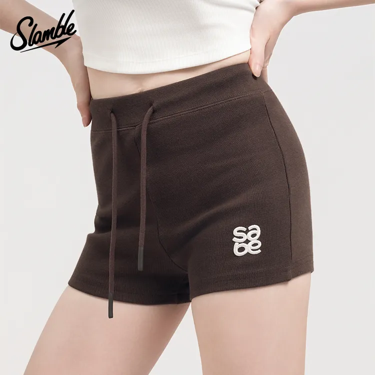 SLAMBLE新款女士运动休闲短裤紧身性感显瘦显臀瑜伽健身训练裤