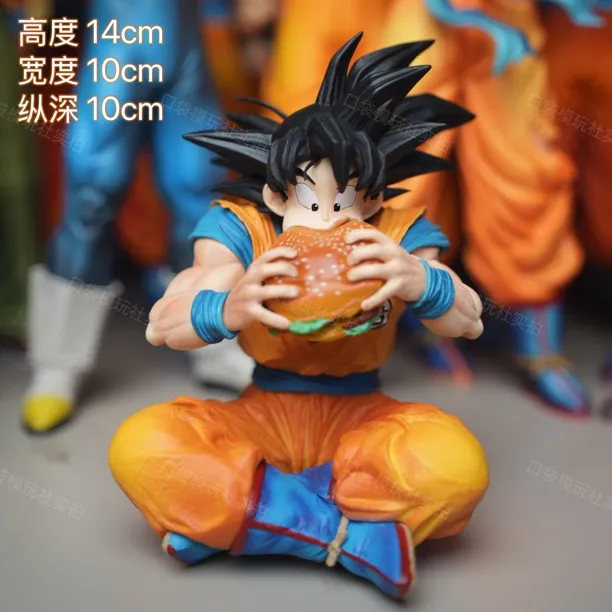 【JJ厂现货实拍】14cm 龙珠汉堡悟空 手办模型摆件