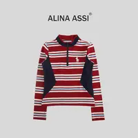 【糯米姐】2025冬季新款休闲T恤长袖上衣AE0583