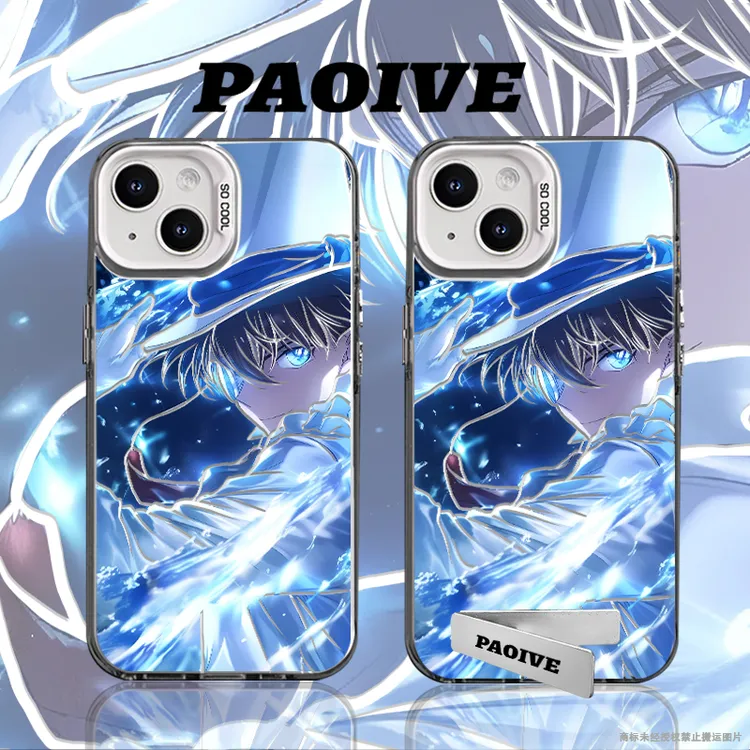 怪盗基德创意适用苹果华为vivoiPhone小米三星防摔彩银手机壳