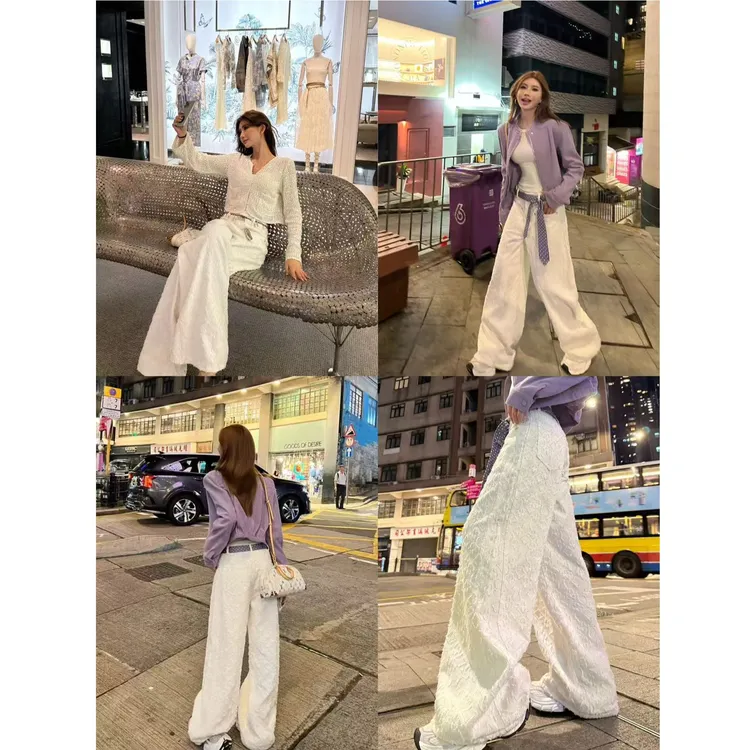 婉君【驴家格调】夏季新款ins小众刺绣百搭休闲牛仔裤LWJ25C3K2192