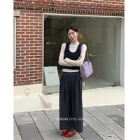 DH OFFICIAL 大花【贝蒂小姐 Betty】显瘦开叉腰部褶裥花苞裙半身裙