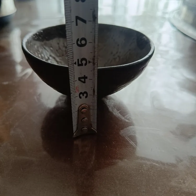 ​水吉窑宋建盏，敛口器型，口径9.3高4.5厘米.灰贝釉